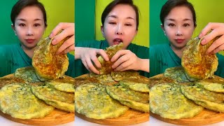 ASMR MUKBANG BLACK BEAN FIRE NOODLE \u0026 SPICY OCTOPUS SPAM FRIED DUMPLING EATING