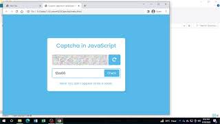 Captcha Generator HTML CSS AND JS | Free Source Code | Power Edge