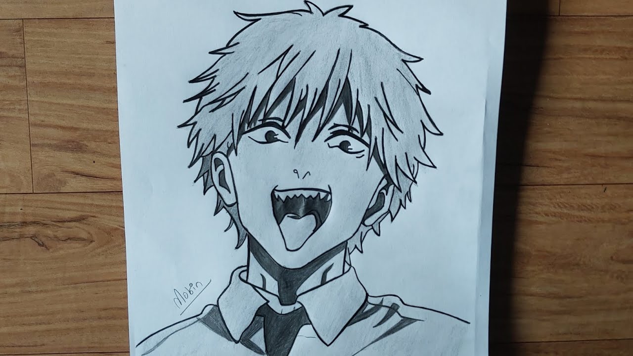 Chainsaw Man Drawing Easy Denji At Arthur Popp Blog