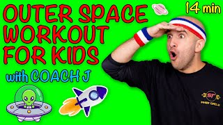 KIDS WORKOUT IN OUTER SPACE! (14min)