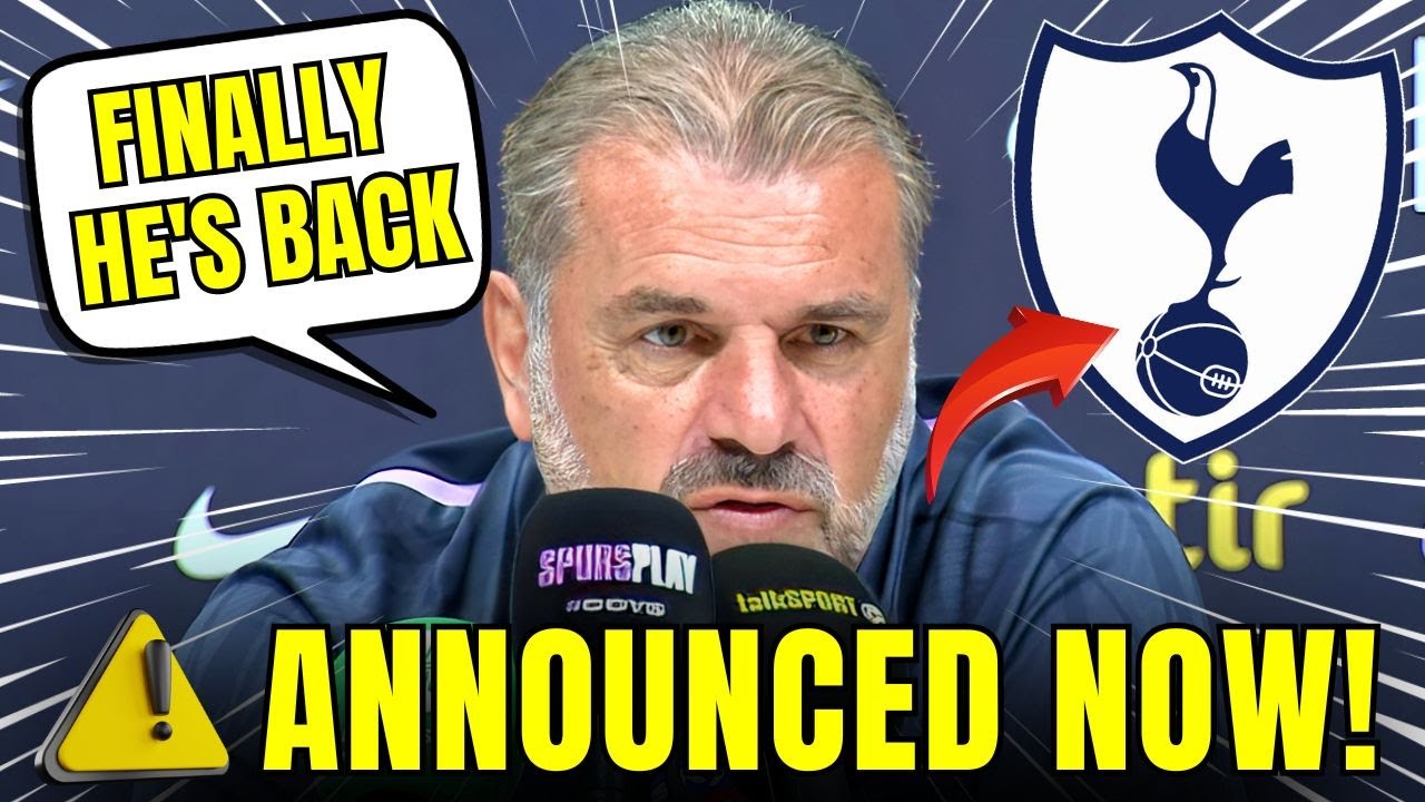 🚨💥CONFIRM NOW! HE IS BACK! GREAT BOOST RETURN! TOTTENHAM TRANSFER NEWS ...