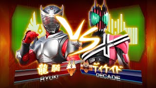 Kamen Rider RYUKI vs Kamen Rider DECADE | KamenRiderClimaxHeroes | Gameplay | 仮面ライダー クライマックスヒーローズ