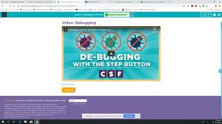 Code.org Express Course: Lesson 3 - Debugging with Scrat