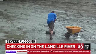 Lamoille River communities of Hardwick, Johnson, and Morrisville deal with latest flooding