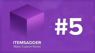 ItemsAdder Make Custom Ranks