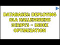 Databases: Deploying Ola Hallengrens scripts - Index Optimization (3 Solutions!!)