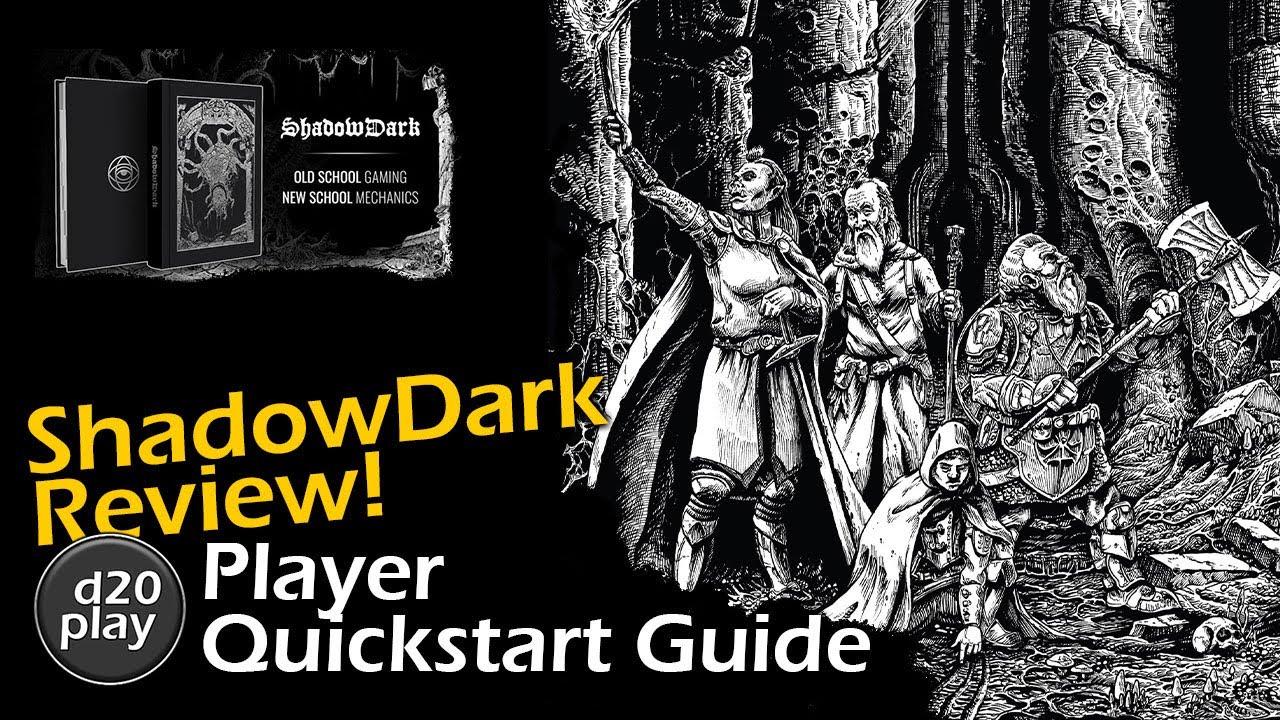 Shadowdark Player Quickstart Guide Review Youtube