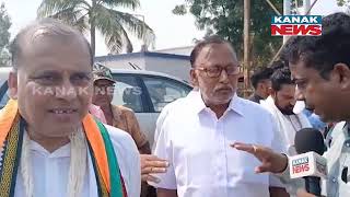 Congress Bhubaneswar LS Candidate Campaigns With Begunia MLA Cong Candidate Pruthvi Ballav Patnaik