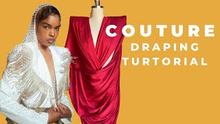 Draping with JAELL #5: DIY structured shoulder / Balenciaga shoulder tutorial