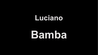 LUCIANO ft. BIA \u0026 AITCH - BAMBA (lyrics)