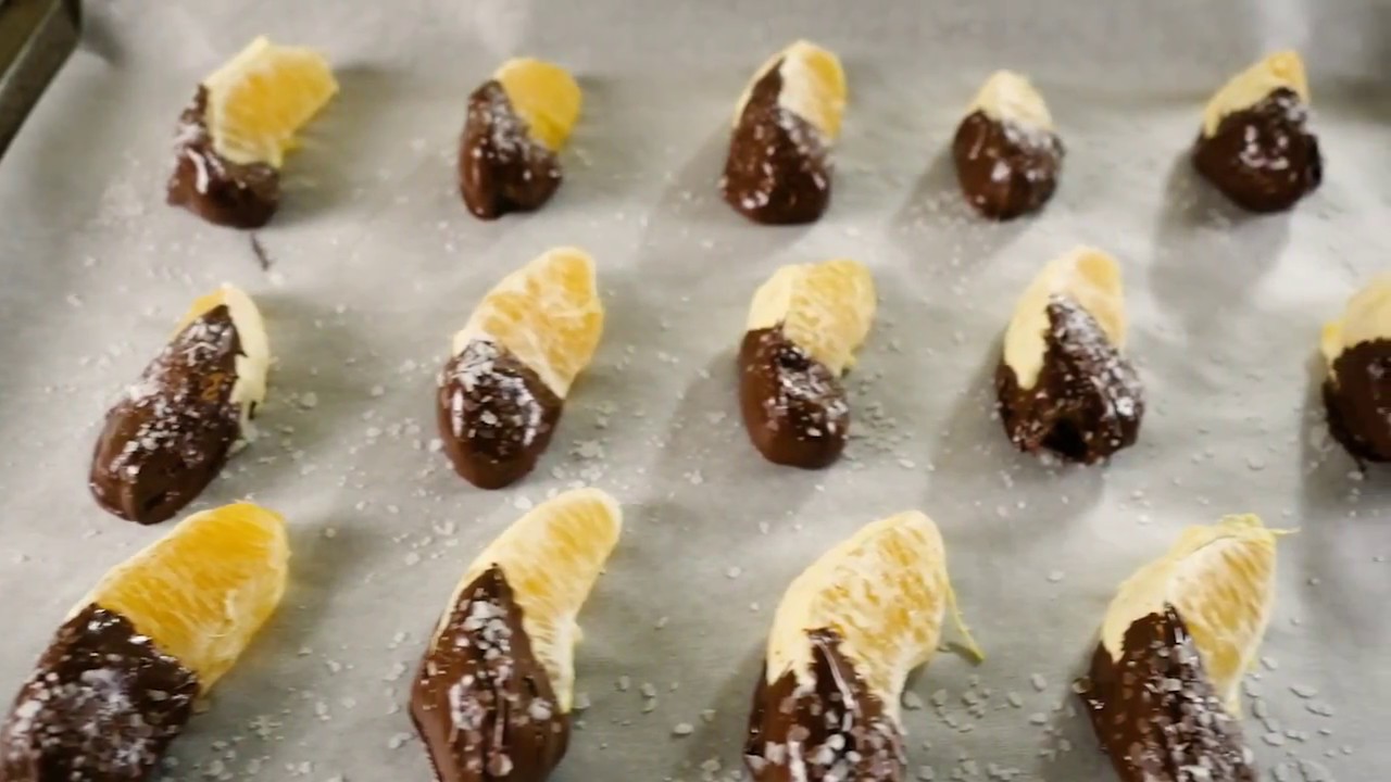 Chocolate Dipped Oranges Youtube