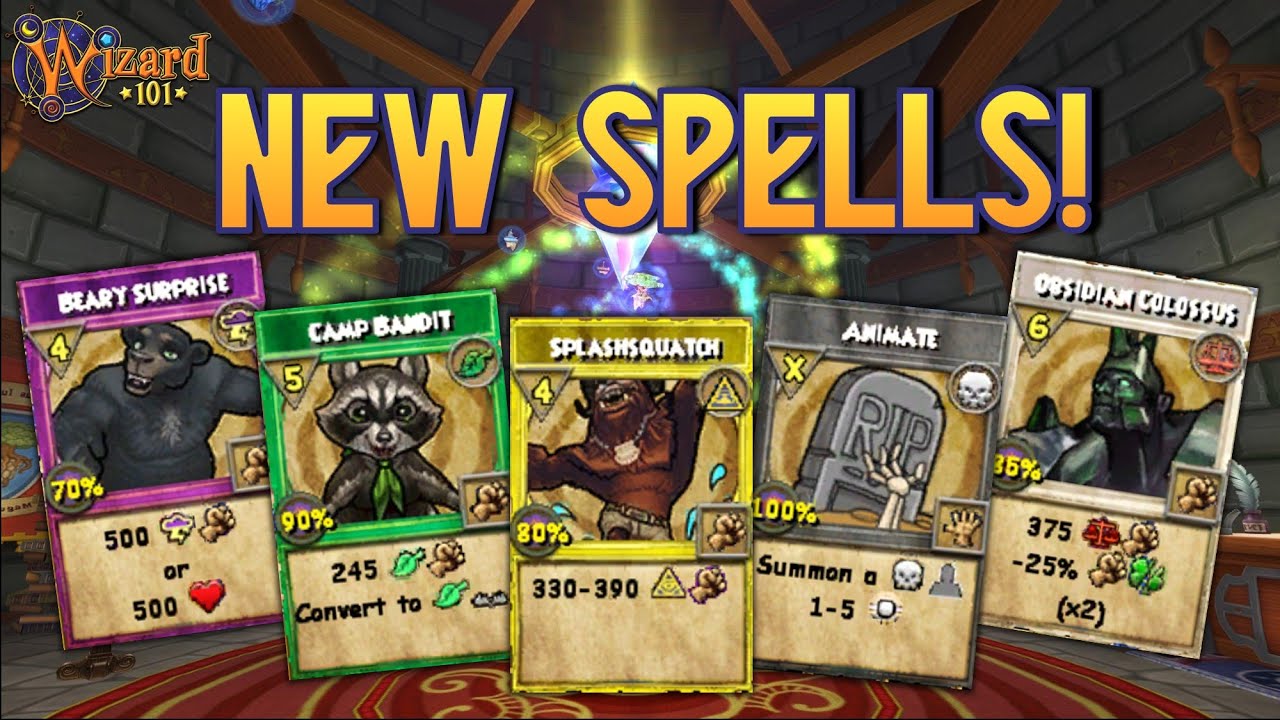 Wizard101: NEW Pack Spells + Other Changes! (SUMMER 2021) - YouTube