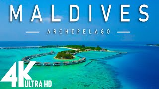 FLYING OVER MALDIVES (4K UHD) - Relaxing Music Along With Beautiful Nature Videos(4K Video Ultra HD)