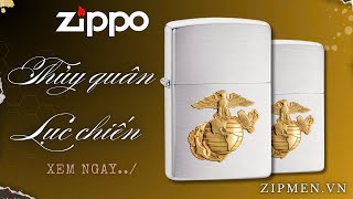 Bật lửa zippo chủ đề thuỷ quân lục chiến Hoa Kỳ | Zippo chính hãng