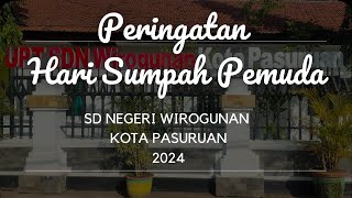 PERINGATAN HARI SUMPAH PEMUDA SD NEGERI WIROGUNAN 2024