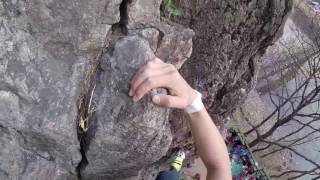 Ganhyeon Rock, Hock(5.10a) Sue [Climb Week] in Korea 간현암 혹