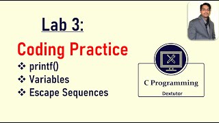 Coding Practice 1 || C Programming || Escape Sequence || printf