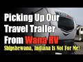 Picking Up Our New Travel Trailer From Wana RV + Walk Through & Camping #RockwoodMiniLite