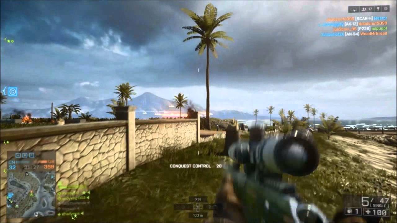 Battle Field 4 Sniping Funny Montage Youtube