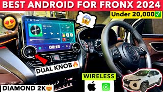 Range Rover STEREO installed in FRONX Base Model 2024- Diamond 2K Android✅ Best Touchscreen for CAR