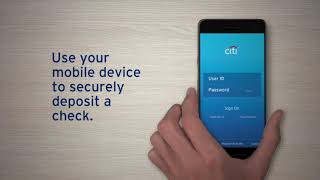 Citi: Complete a Mobile Check Deposit with the Citi Mobile® App