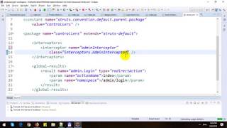 Authentication with Interceptor in Struts 2