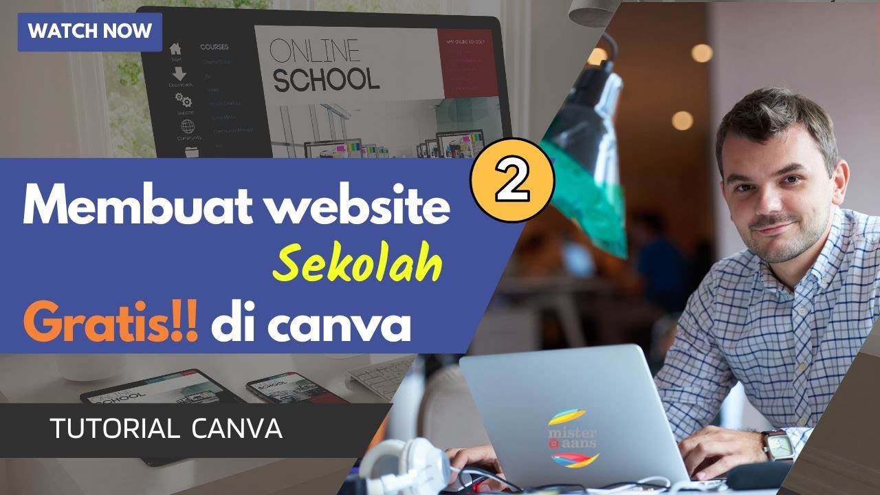 CARA MEMBUAT WEBSITE GRATIS DI CANVA (2) - YouTube