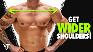 How To Get Wider Shoulders  - Lateral Raise Variations | V SHRED