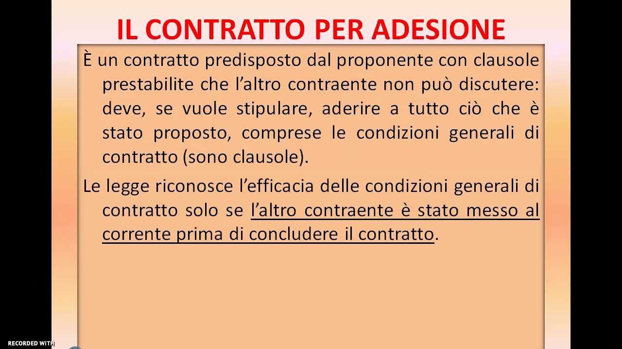 IL CONTRATTO - YouTube