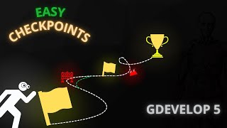 MAKE CHECKPOINTS WITH THIS EASY TUTORIAL / G Develop 5 Easy checkpoint tutorial