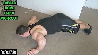 Intense Tabata At Home Chest Workout (HIIT)