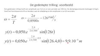 Trillingen 7 De gedempte trilling