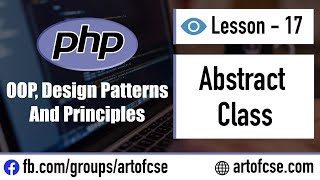 Object-Oriented PHP Bangla Tutorial - 17 Abstract Class