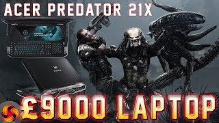 Acer Predator 21x review - the £9,000 gaming laptop! (21.5 inch 120HZ IPS curved)