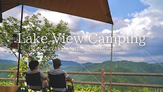 【夫婦キャンプ】絶景キャンプ 西山高原キャンプ場 で 夏キャンプ を楽しむ コディアックキャンバステント vlog,camping,sea of clouds,summer camping