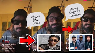 Emiway Bantai Live Instagram Angry 😡On Mc STAN | Badshah | Trolling | Honey Singh