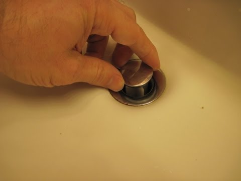 How to Clean Out a Sink Pop-up Drain Stopper How to Clean Out a Sink Pop-up Drain Stopper