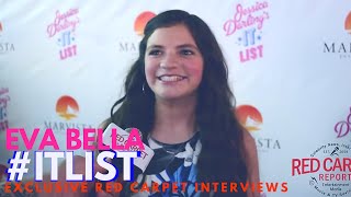 Eva Bella interviewed at the premiere of Jessica Darling's It List #ITList