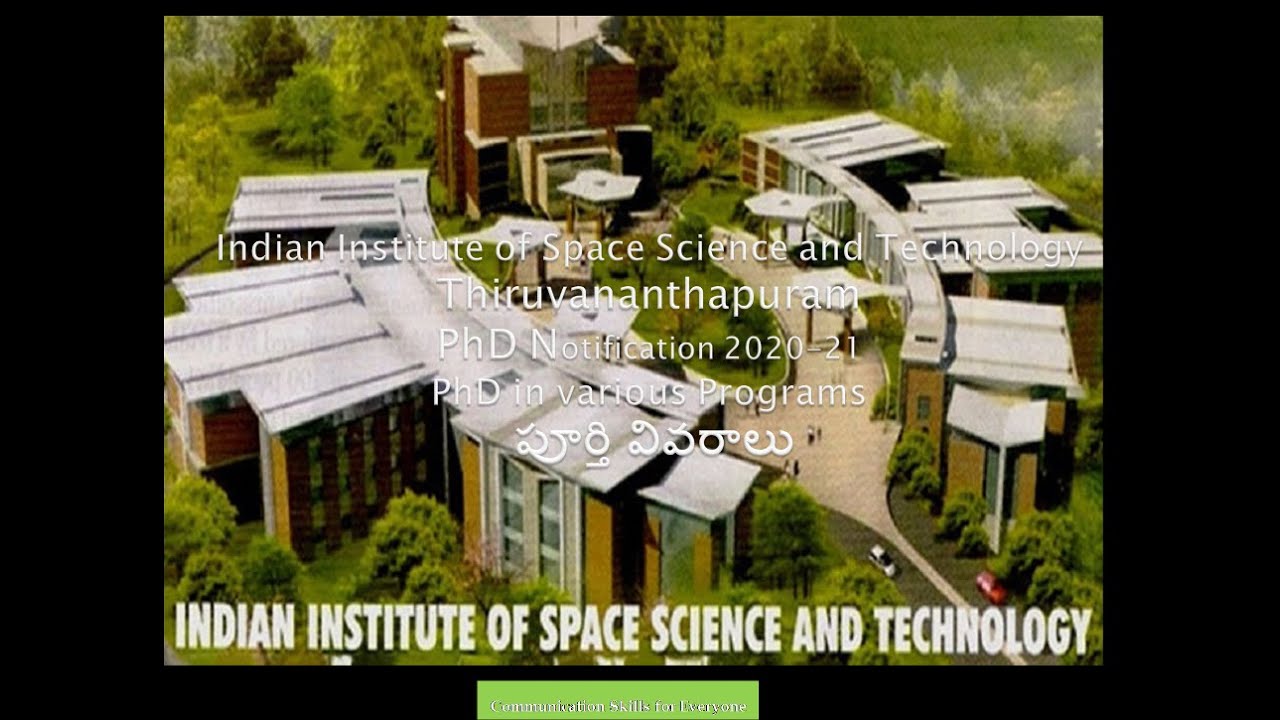 IIST Thiruvananthapuram PhD Admissions 2020 - Indian Institute Of Space ...