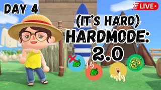 🔴ACNH Hardmode 2.0 Day 4 - Rethinking my 15 items... maybe