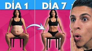 🔥 Haz ESTOS 3 EJERCICIOS EN SILLA Por 7 DÍAS Y ¡Mira EL CAMBIO En Tu ABDOMEN!