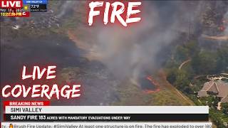 Live Now Simi Valley Fire Breaking News Coverage