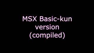MSX Basic vs. BASIC-Kun vs. Assembler speed comparison