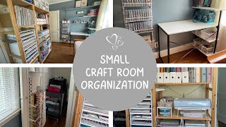 Craft Room Organization | Small Craft Room |***Jessica Grace***