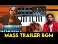 Jawan Mass Trailer Bgm By Raj Bharath | Sha rukh khan | Anirudh | Atlee