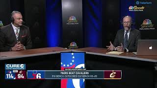Sixers Postgame show talks Tobias Harris, Joel Embiid returning Philly win vs Cleveland Cavs