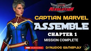 Marvel Future Revolution Gameplay | Captain Marvel | Assemble Chapter 1 | Netmarble Monster Games