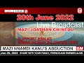 Mazi Jonathan Chinedu Live Broadcast Today, Monday 20th June 2022 | Biafra Media