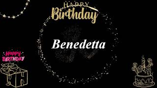 Buon Compleanno Benedetta