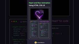 Heart Animation using HTML CSS JS | Animated Heart | CodeMinds